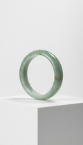 Minimalist jade bangle bracelet
